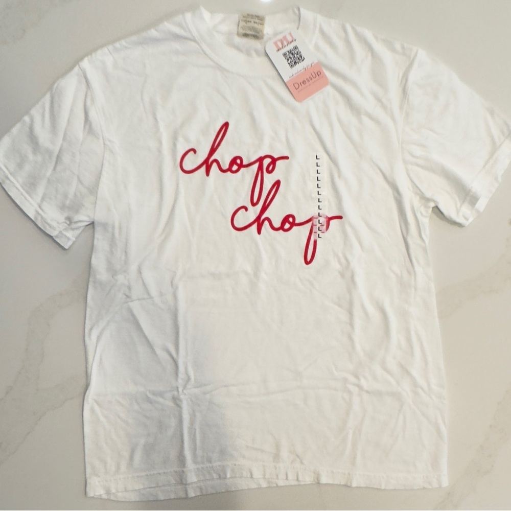 Atlanta Braves White Tee with Red Print